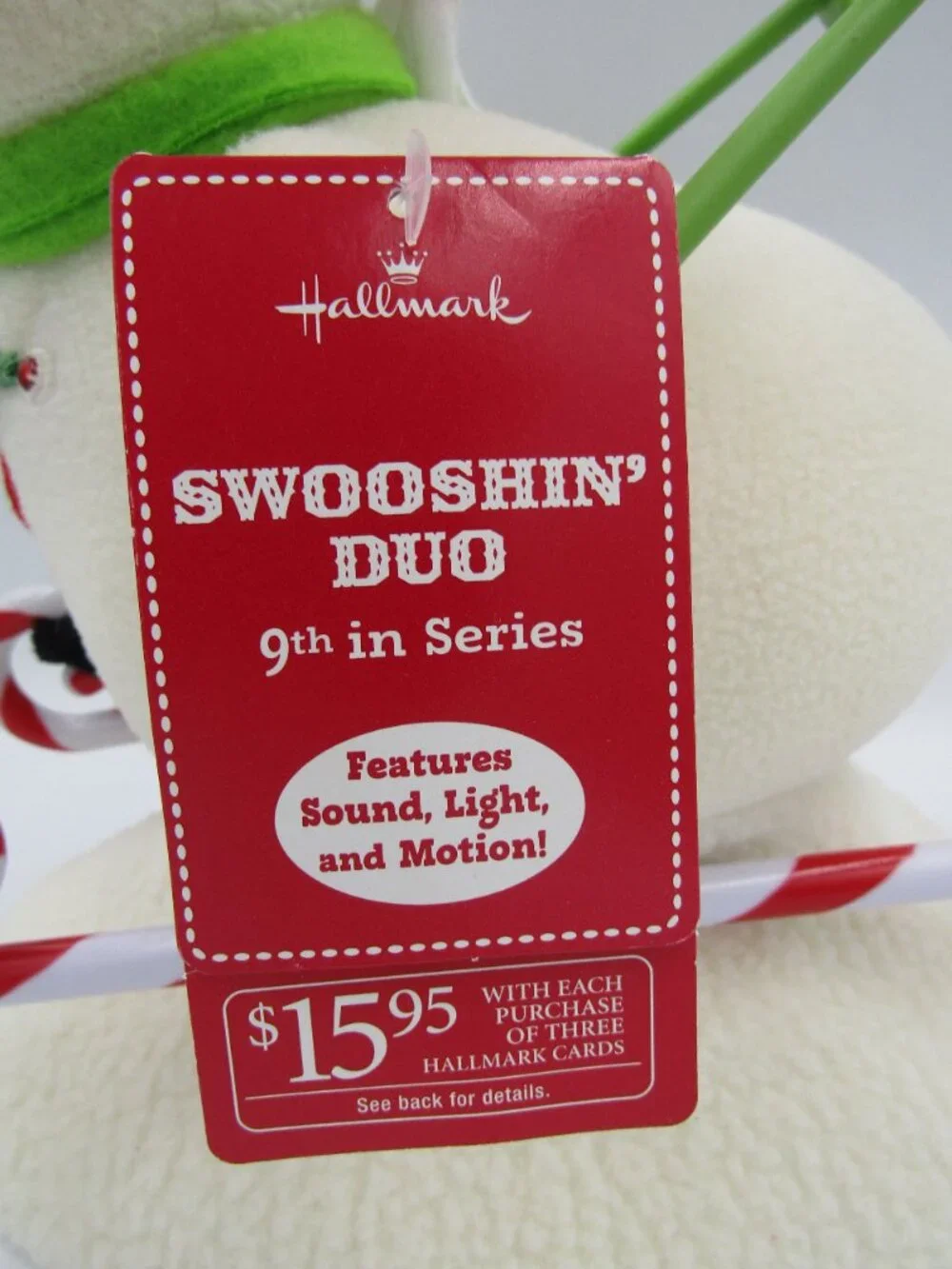 Hallmark Jingle Pals Swooshin' Duo 2012 Singing Musical Skiing Snowman Penguin